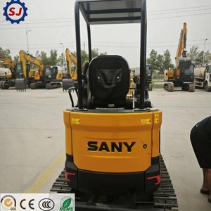 Mini-excavatrice SANY SY16C SY35U SY60C d'occasion, à bras court, moteur Yanmar, pour aménagement paysager, 99 % neuve, EPA CE - Product Image 5