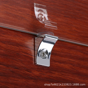 Top Home Furnishings Shelf Support Bracket Zinc Alloy Glossy Modern Simple <b>Wardrobe</b> Cabinet Partition Nail Durable Connector - Product Image 3