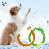 Collier rafraîchissant pour chien PCM, refroidissement instantané, collier rafraîchissant pour animaux de compagnie, anneau de refroidissement pour le cou pour chiens et chats