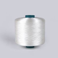 Dty SD 300d/96f Nim blanc 100% fil de filament de polyester recyclé pour la couture tissage tricot et broderie