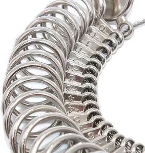 Набор для измерения размера кольца и металлических колец, измерительный инструмент для размеров колец, измерительный инструмент для ювелирных изделий, Размер 0-13 - Product Image 2