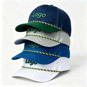 Gorra de Golf Personalizada con Cuerda, Perforada con Láser, Transpirable, de 6 Paneles, Gorra de Béisbol en Blanco, Logotipo Bordado, Deportes al Aire Libre - Product Image 5