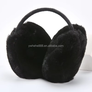 New Women's Soft Plush <b>Ear</b> <b>Muffs</b> Fashion Solid Earflap Outdoor Cold Protection Winter Warm Earmuffs - Product Image 3