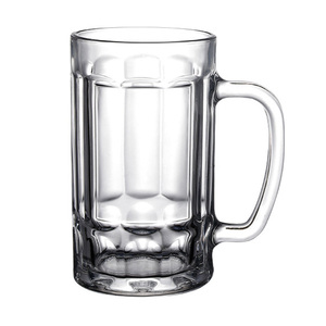 Grande chope à bière en verre de 26 oz pouvant être congelée avec poignée - Product Image 4