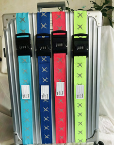 Sangles de fixation réfléchissantes 5*200cm, sangle de bagage, nouveau style, sangles de bagage de voyage avec verrouillage unidirectionnel, 5*200CM réglable - Product Image 3
