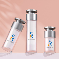 Bouteille de pompe sans air remplaçable de 15ml 30ml 50ml pour lotion crème sérum shampooing bouteille de pulvérisation cosmétique