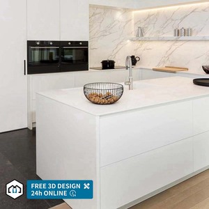 George nhóm tùy chỉnh đầy đủ tủ bếp tủ đảo đặt Shaker mô-đun thiết kế hiện đại tủ bếp sẵn sàng để lắp ráp - Product Image 2