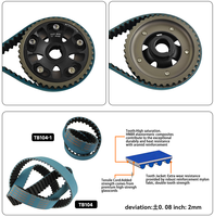 2PCS Cam Poulies + Calendrier Ceinture Équilibre pour SiR-T Prelude Type De Base SH 97-01 Prelude VTEC 93-96 H22 DACT