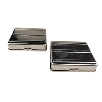 Rouleau facile rapide de haute qualité en métal arrondi de conception rectangulaire rouleau de cigarette de sécurité boîte à rouler le tabac