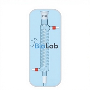 Condensador de Espiral de Acero Inoxidable Tipo 1, Condensador de Laboratorio de Vidrio Borosilicato 200mm 150mm 250mm para Uso en Destilación y Reflujo - Product Image 1