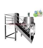 Réservoir de mélange d'agitateur 500L 2000L avec moteur Siemens et chauffage pour le traitement chimique du shampooing et du détergent liquide