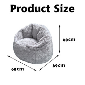 Almacenamiento de almacén medio abrazo redondo bebé arnés seguridad niños sofá <span class=keywords><strong>silla</strong></span> espuma relleno tumbona espuma sofá saco - Product Image 3