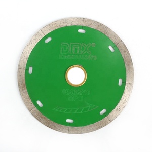Yaofeng alat gergaji bundar 4 3/<span class=keywords><strong>8</strong></span> inci, pisau pemotong basah berlian kontinu 110mm untuk ubin marmer beton - Product Image 1