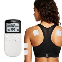 Appareil de massage corporel à impulsions électriques, stimulateur musculaire numérique EMS, unité TENS à double canal pour soulager la douleur