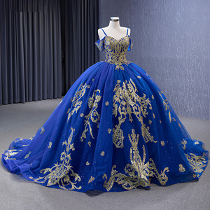 ชุดเดรสลูกไม้แต่งจีบสำหรับ231062ชุดเจ้าหญิงหรูหราสำหรับงานเลี้ยง - Product Image 3