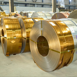 Bobine d'acier galvanisé prélaqué PPGI, bobine d'acier revêtue de couleur <span class=keywords><strong>RAL</strong></span>, bande d'acier PPGI pour matériaux de plafond métallique de construction - Product Image 1