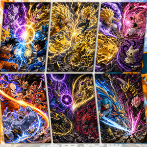 POR Pokemoned & Dragoned Balls Artboard Base Set Booster Box Car Decal Album Cartas Mystery Bags Tcg Card Vendingmachine Juego de mesa - Product Image 2