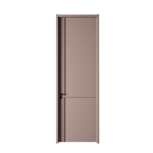 Personalización Hotel Habitación Puerta de madera Moderno Diseño de baño impermeable Puerta interna de madera para casa - Product Image 3