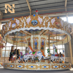 Carrusel de Lujo Nova Rides de 16 Asientos, Carrusel Eléctrico para Niños, Carrusel Blanco con Caballos, Precio de Compra - Product Image 1