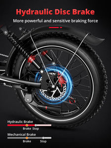 Bicicleta Eléctrica Todoterreno <span class=keywords><strong>de</strong></span> 2000W con Doble Motor para Adultos, Bicicleta <span class=keywords><strong>de</strong></span> Montaña con Llantas Gruesas <span class=keywords><strong>de</strong></span> 20 Pulgadas, Fatbike QJ8, Scooter Eléctrico Urbano, EBIKE - Product Image 6