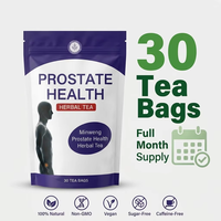 Thé vert biologique aux herbes MWTEA pour la santé de la prostate, soutien naturel du flux urinaire masculin, 30 sachets