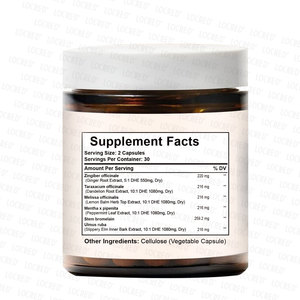 Capsules Offres Spéciales OEM anti-ballonnement Capsules de probiotiques pour gaz, supplément d'enzymes digestives pour le nettoyage des intestins - Product Image 2