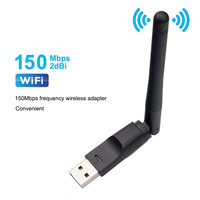 Adaptateur Wifi USB 150 Mbps MTK7601150M le moins cher, carte réseau récepteur, mini-USB sans fil, clé Wifi 150 Mbps