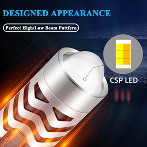 Lampadina <span class=keywords><strong>H4</strong></span> P15D BA20D per Fari, Luci Antinebbia, Faretto Laser a Doppio Colore LED, Mini Luci di Guida per Moto - Product Image 3
