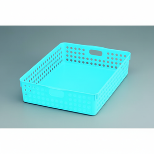Cesto portaoggetti blu Inomata A4 - Product Image 1