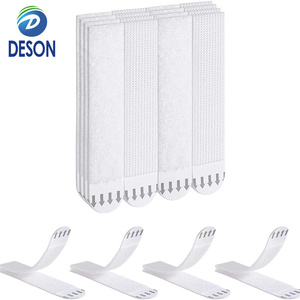 Deson ชุดแถบแขวนรูปภาพสีขาว/สีดำขนาดใหญ่ในร่มง่ายต่อการแสดงผนังที่ถอดออกได้ไม้แขวนภาพที่ไม่ได้ติดเล็บอะคริลิค - Product Image 3