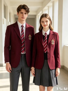 Uniforme scolaire personnalisé pour filles, hiver, Australie, France, Allemagne, États-<span class=keywords><strong>Unis</strong></span>, Royaume-Uni, Canada, Espagne, Amérique, Angleterre, bordeaux, britannique - Product Image 2