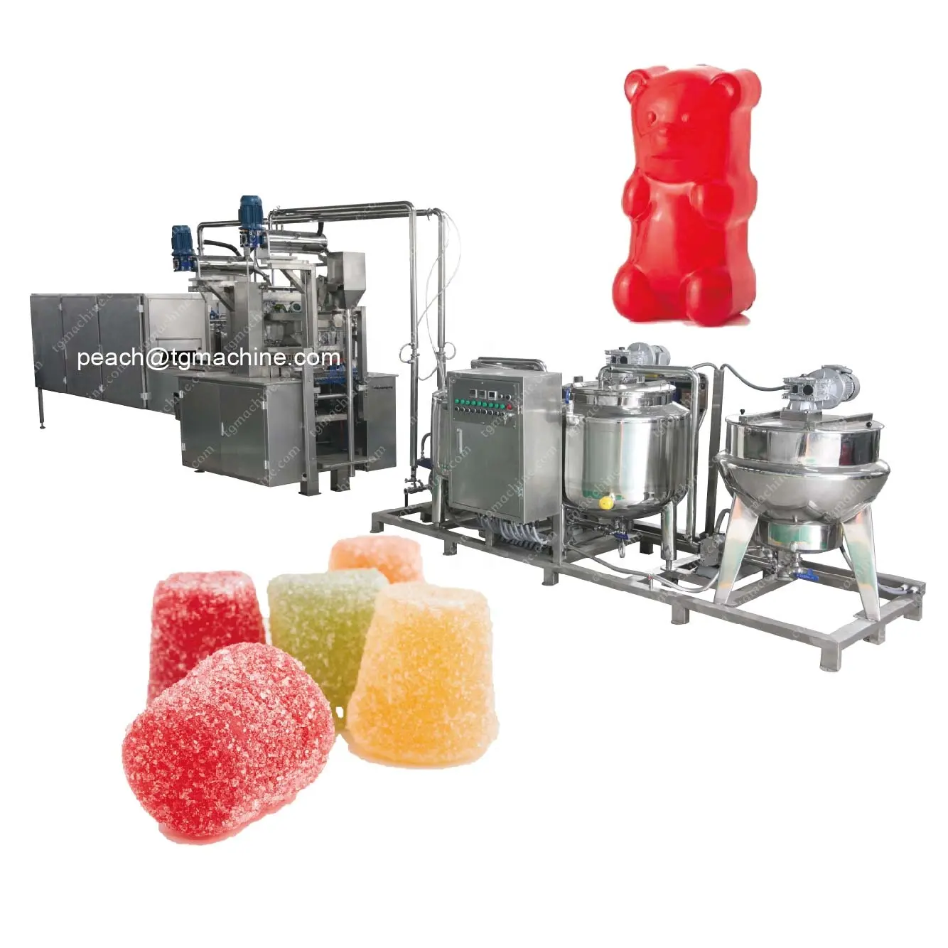 GD150Q Gummibärchen maschine Gummibärchen herstellungs maschine Snack maschinen