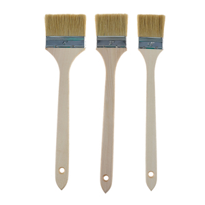Pinceaux en poils de porc en gros, pinceaux multi-usages à manche en bois pour la décoration intérieure, le teinture, le vernis, la colle et le nettoyage - Product Image 4