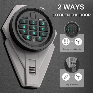 Tùy Chỉnh Thép Lắp Ráp Lớn Lớn Súng An Toàn Hộp Kim Loại Dài Súng An Toàn Nhà Quốc Phòng <span class=keywords><strong>Modular</strong></span> Súng An Toàn Với Kệ - Product Image 4