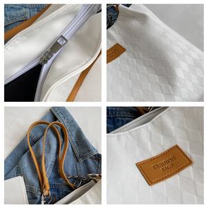 Sac à main à bandoulière pour femme, grande capacité, fermeture éclair, nouvelle collection été - Cuir PU avec doublure en polyester - Product Image 6