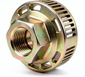 כיסויי גלגלים משושים ממתכת, מעובדים במכונת CNC, עבור רכיבי רכב, טכנולוגיית חיתוך בחוט חשמלי עבור רכיבי RC/<span class=keywords><strong>RS</strong></span>. - Product Image 1