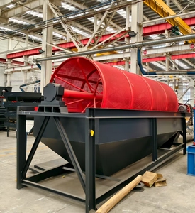 ट्राममेल स्क्रीन पानी की सफाई कर सकती है और अशुद्धता को हटा सकती है और सोने को पहले से ही स्क्रीन भी दी जा सकती है। - Product Image 2