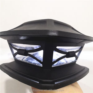 Lampes solaires à LED pour poteaux 4x4 6x6, lumière décorative pour l'extérieur, clôture, cour, jardin, patio - Product Image 2