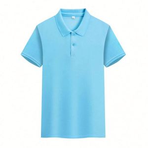 Factory Supply Custom Solid Color Blank T-shirts, for Men's Business Ordinary Polo T-shirts Cheap T-shirts - Product Image 6