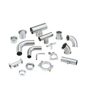 Sanitary Stainless Steel Fittings/Tank Components Elbow/Tee/Sight Glass/Clamp