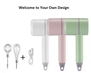 Máy Trộn Cầm Tay Mixer Máy Trộn Trứng Nhà Bếp Có Thể Sạc Lại Bằng Usb Xoay Không Dây Nhẹ Dễ Dàng Vệ Sinh - Product Image 5