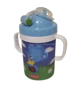 Botol air plastik 3D bebas BPA untuk anak-anak