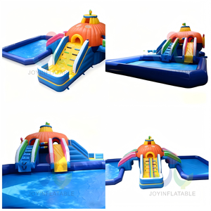 Piscine gonflable colorée hermétique pour des enfants Piscine d'eau gonflable de PVC 2 avec l'<span class=keywords><strong>escabeau</strong></span> Petit parc aquatique - Product Image 2