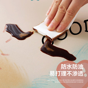 Cute Animals Silicone <b>Tablecloth</b> Rectangle Waterproof Oilproof Anti Slip Home Living Room Coffee Table Mat Eco Friendly <b>Washable</b> - Product Image 5