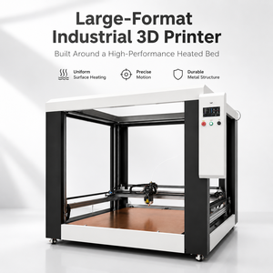 Large Heated <b>Bed</b> FDM 3D Printer 1200x1200x1200mm Build Volume Silicone Heating <b>Pad</b> Tempered Glass Platform Factory Direct - Product Image 5