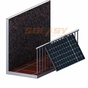 SOEASY aluminum profiles solar balkon panel mounting bracket wall mount support for balcony pv