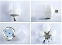 Prix usine B22 E27 E26 Support T Forme Économie D'énergie Led Ampoules Lampe T80 T100 T120 T140 T-forme Ampoules 5W-90w AC85-265v