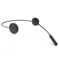 Auriculares Bluetooth 5.1+EDR para Casco HM-1, Sonido Estéreo de Alta Fidelidad, Intercomunicador de 20 Metros, 500 Horas en Espera, Conexión Dual para Motociclistas