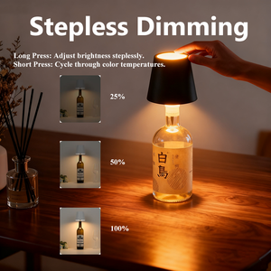 Lámpara de Mesa LED Recargable por USB con Control Táctil y Regulable, 3 Colores Cambiantes, Luz Nocturna para Dormitorio, Decoración del Hogar, Lámpara de Escritorio Moderna - Product Image 5