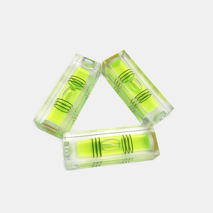 Mini acrylic mức độ tinh thần bong bóng keychain với 40x15x15 vuông mức độ bong bóng - Product Image 6